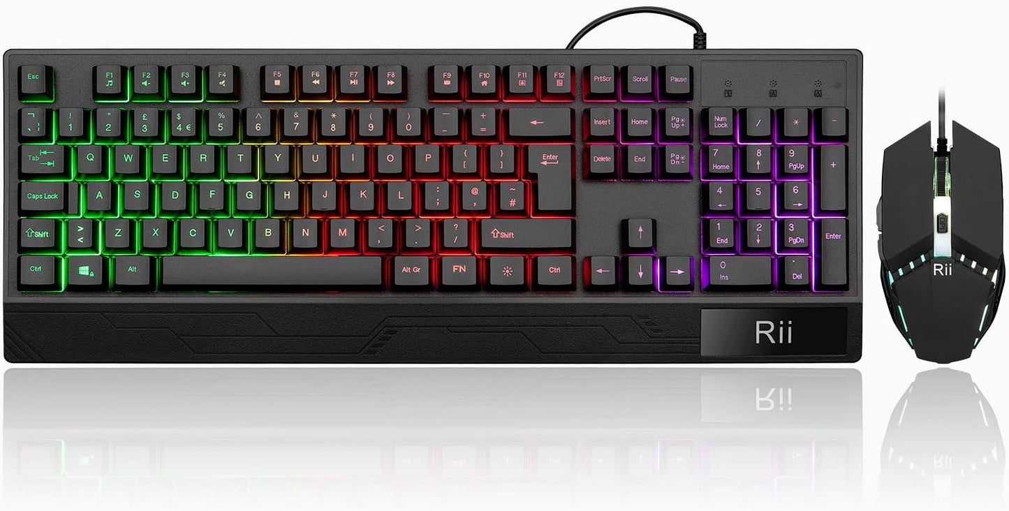 Set Up Bundle - 24" Gaming Monitor - RGB Keyboard, Mouse - Gaming Headset