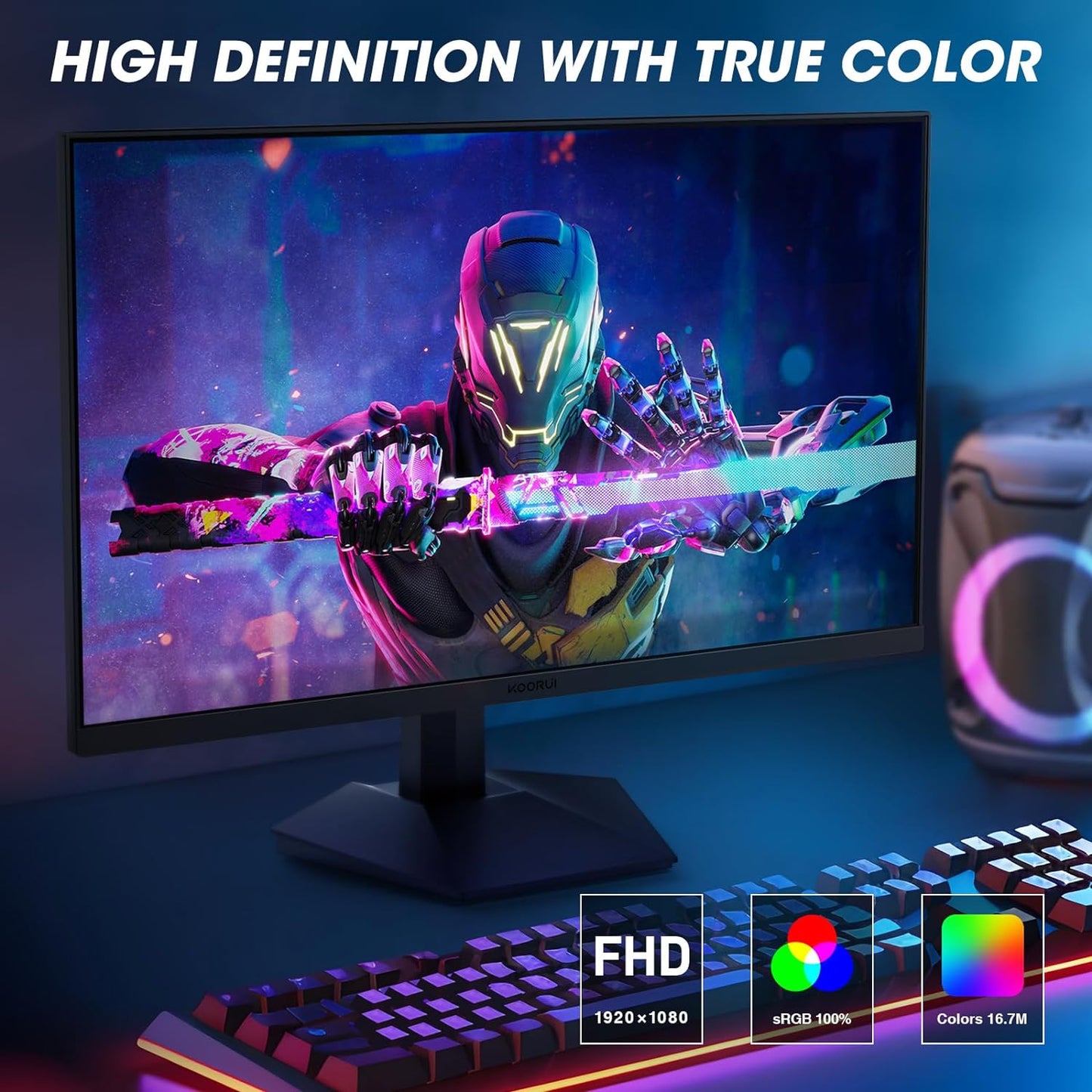 27 Inch FHD Gaming Monitor 165 Hz, IPS, 1ms (1920x1080 HDMI/DP)