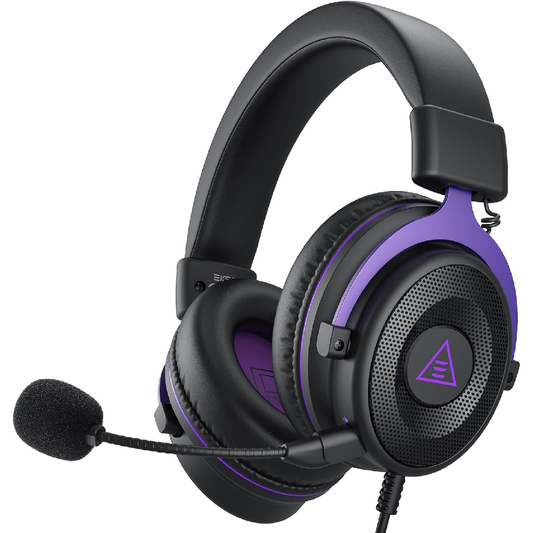 E900 Gaming Headset for PC - Detachable Noise Cancelling Microphone